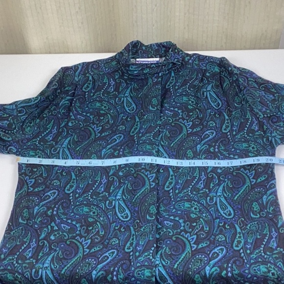 Pendleton Women’s Size 14 Paisley Button Down Long Sleeve Blouse. - Picture 7 of 10